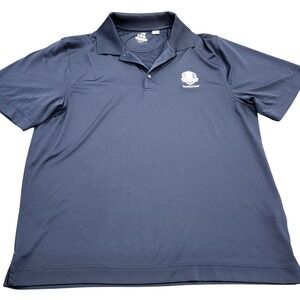 2016 Ryder Cup Cutter & Buck Mens Navy Blue Hazeltine CB DryTec Polo Shirt XL